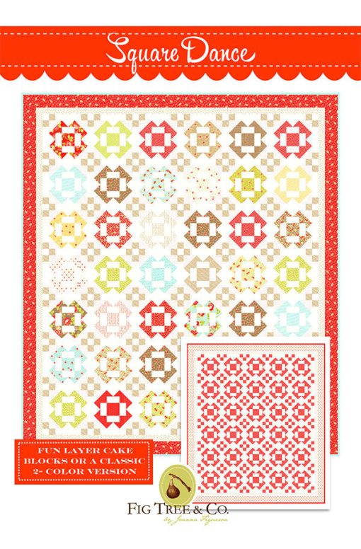 Square Dance Quilt Pattern by Fig Tree & Co.