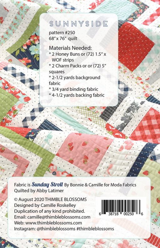 Sunnyside Quilt Pattern by Thimble Blossoms - Image 2