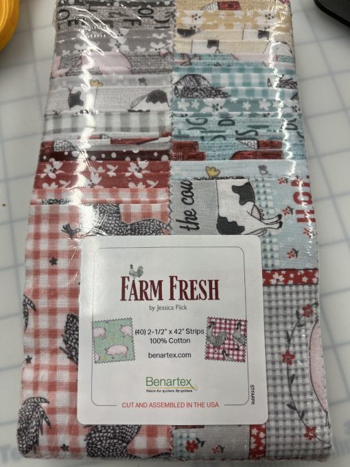 Farm Fresh 2.5" Strips by Jessica Flick for Benartex Fabrics - Image 2