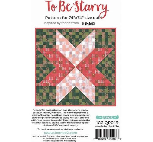 To Be Starry Quilt Pattern by One Canoe Two - Image 2