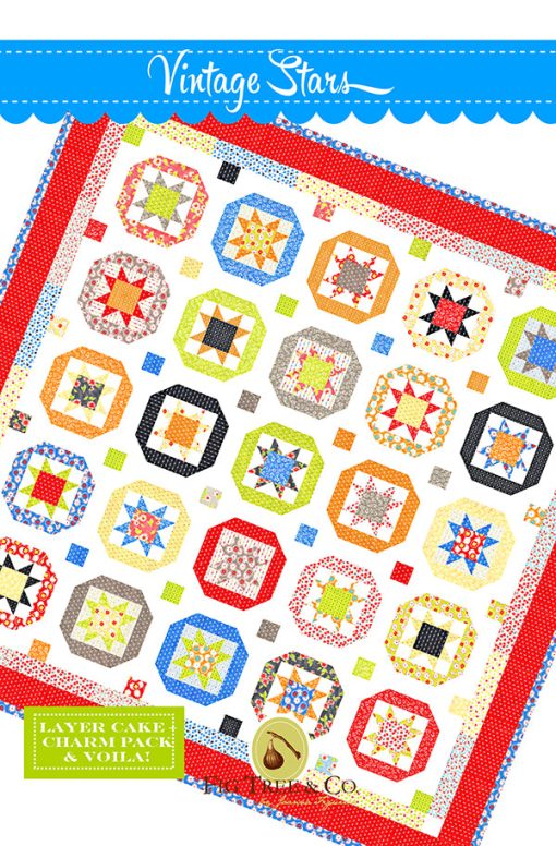 Vintage Stars Quilt Pattern by Fig Tree Quilts