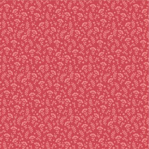 Promise Me Red XOXO Yardage by Michal Marko for Poppie Cotton Fabrics